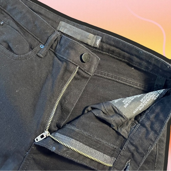 NWOT Denim X Alexander Wang ‘Wang 001’ Skinny Leg High Rise Jeans in Stay Black - Picture 7 of 16